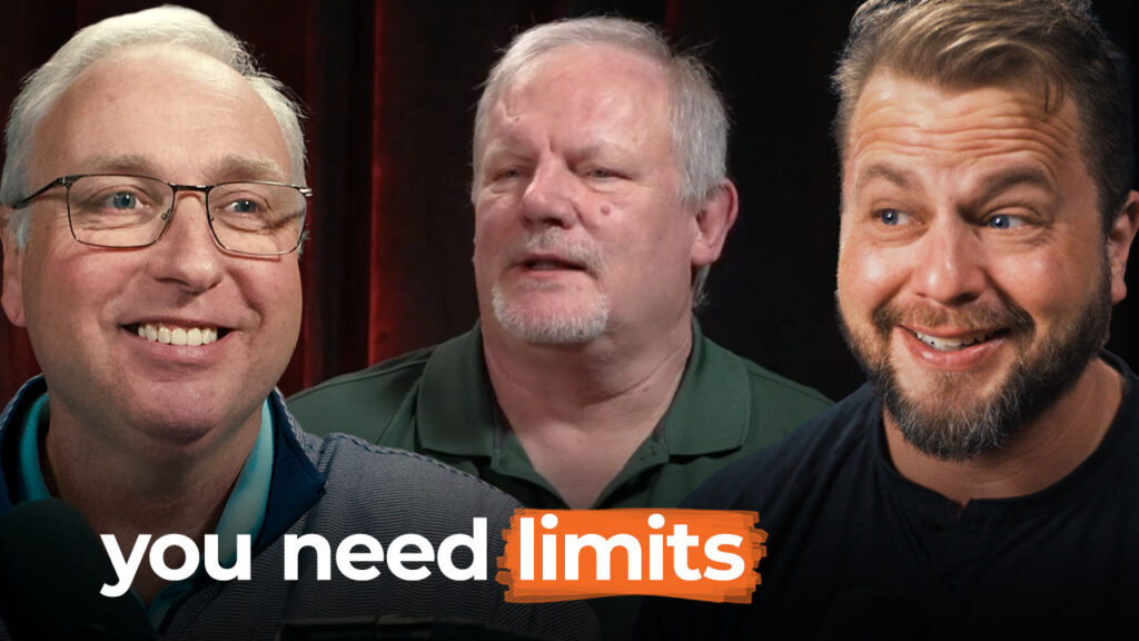 Three men smile and talk as "you need discipline" appears at the bottom of the image.